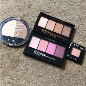 Bundle of Maybelline & Wet n Wild cheek products!